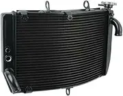 Rynplex Motorcycle Aluminum Radiator Cooler Cooling Replacement, for CBR600 F4 1999-2000 F4I 2001-2006 Motorcycle Engine Radiator