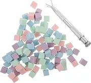 Healeved Beginner-friendly Nail Art Tool Kit Bag of Soft Nail Sponges for Includes Sponges Brush for Easy Manicure