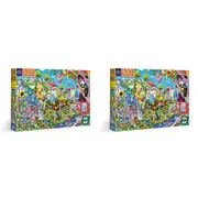2x 100pc eeBoo Jigsaw Puzzle Love of Bees 45x68cm Kids Educational Game 5y+