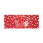 草間彌生 永恆的愛(紅)手巾 LOVE FOREVER RED【多納藝術商店 DONNAARTSHOP】