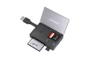 Simplecom 3 in 1 USB 3.0 Card Reader with Card Storage Case (CR309)