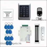 125KHZ RFID Card+Password Door Access Control KIT+Magnetic Lock+Remote Control
