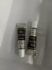 NEW Lot X2! Bath & Body Works Coconut Flavored Lip Gloss Shine Shimmer SEALED