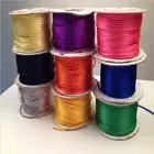 2mm Macrame Cord Silk Rope Thread Satin Bracelet Chains Jewelry Findings Cords