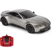 CMJ RC Cars™ Aston Martin Vantage Officially Licensed Remote Control Car. 1:24 Scale Grey