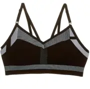 NWT Womens Nike Indy Flyknit Sport Bra Medium Support Dri-Fit Black AQ0160 010 S