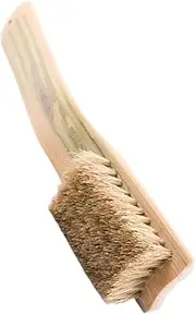 COMPUKAS Shoe Brush with Soft Bristles Durable Bamboo Handle Cleaning Brush for Shoes Clothes Boots Lightweight Portable for Home Use