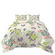 Girls Butterfly and Dragon Pattern Coverlet