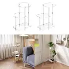 Clear Acrylic Side Table End Table Bedside Minimalist for Small Space Creative 3