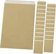 GRADENEVE Self-Adhesive Paper File Bags 20pcs Creative Envelopes for School Office A4 Document Storage