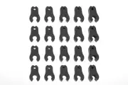 Team Corally COR00180-109 Caster Clips Set - 1 to 4.5mm - 1 Set: Dementor, Krono