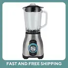 700W 1.5L Stainless Steel Ice Crush Blender with 5-Speed Control & Glass Jug