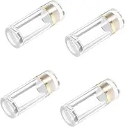KOMBIUDA 4pcs Plastic Sample Bottles Leakproof Travel Medicine Containers Compact Reagent Storage for Use for Sensitive Liquids
