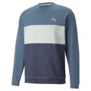 Men's PUMA CLOUDSPUN Colorblock Crewneck Pullover