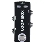 1X( Guitar Pedal Loop Box Switcher Channel Selection True Bypass O4Y1)6622