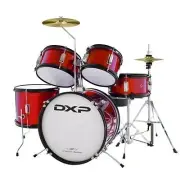 DXP 5 Piece Junior Drum Kit Wine Red