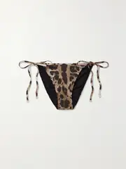 [Dolce & Gabbana] Dolce & Gabbana - Leopard-print Bikini Briefs - Leopard print - 3 3 Animal print