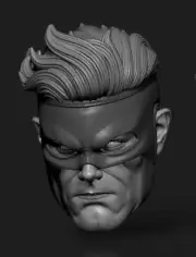 Clark Kent Super Soldier custom head for DC Marvel Amalgam Comics action figures