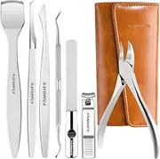 FAMILIFE Manicure Set 7 in 1 Nail Kit Brown