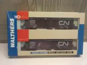 WALTHERS HO 932-23562 CN Pullman Standard 60' Auto Box Car Single Door 2 Pack ne