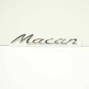 Porsche Macan Rear Trunk Chrome Macan Lettering Emblem Genuine 95B853675