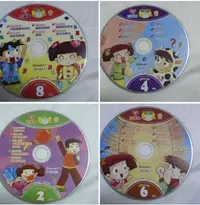 在飛比找Yahoo!奇摩拍賣優惠-【彩虹小館】共4片CD~小學生巧連智 中年級版 說唱FUN劇