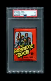 1971 PARTRIDGE FAMILY O-PEE-CHEE WAX PACK 1ST SERIES PSA 7