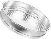 GLEAVI Manual Soil Strainer Stainless Steel Grain Sampling Screen Round Sieve