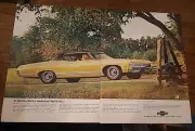 1968 Chevrolet Caprice: Silent Ride Of Quality Vintage Print Ad 20x13