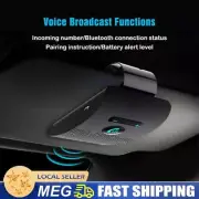 Wireless Bluetooth HandsFree Speaker Car Kit Suitable for Phone Clips Sun Visor