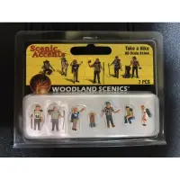 在飛比找蝦皮購物優惠-美國原裝WOODLAND SCENICS（1:87）人物模型