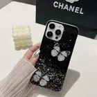 Bling Glitter Case Cover For Samsung S24 S23 S22 S21 FE A52 A53 Butterfly