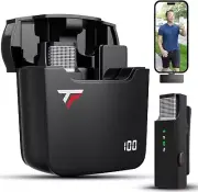 TikTalkPro Wireless Lavalier Microphone for iPhone - 2.4Ghz Mic (Audio - 175 ft)