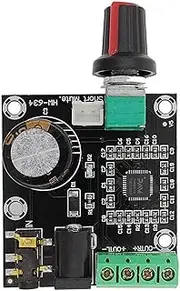 FSNEODYV Audio Amplifier Board， PAM8610 Class D Digital Dual Power Audio Amplifier Board 15W x2 12V Pack of 2