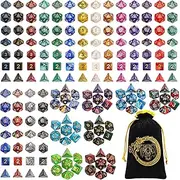 DND Dice Sets - 26 X 7 Polyhedral Dice (182pcs) with a Large Drawstring Bag Great for Dungeons and Dragons, Role Playing Table Game.