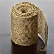 5" x 10 yards Natural Brown Burlap Fabric Bolt Wedding Party Crafts Sewing SALE