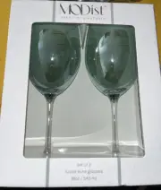 MODIST ESSENTIAL GLASSWEAR SET OF 2 LUSTER WINE GLASSES 18OZ
