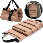 Large Car Repair Tools Home Hardware Tool Wrench Roll Up Bag Organizer Canvas
