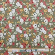 Patchwork Quilting Sewing Fabric Moda Flower Pot Green 50x55cm FQ