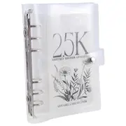 Envelope Challenge Binder Savings Binder for Save 2.5K with Cash Envelopes for Budget Planning As Shown