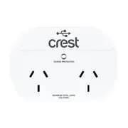 Crest PWA05016 Double Socket Surge Protector