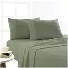 Park Avenue King Single Flannelette Fitted Sheet Set 175GSM Egypt Cotton Juniper