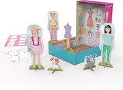Educational Insights PaperCraft Sweet Boutique, Paper Dolls, Fashion Boutique Toy, Great for Girls Ages 3+