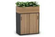 Uniform Medium Credenza + Planter Box [800W x 1125H x 428D]
