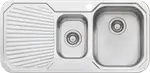 Oliveri 1 + 1/2 Bowl Inset Sink with Drainer -