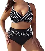 [Generic] Leopard Bathing Suits for Women Plus Swimwear Beach Suit Tank Top Herren