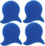 Baluue Washing Machine Sticky Wool Balls 4 Pack Laundry Hair Remover Balls Reusable Dog Hair Catcher for Laundry Dry Use