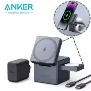 Anker MagSafe Charger 3IN1 Charging Cube 15W Foldable Wireless Charger for Apple