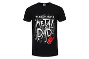 Grindstore Mens Worlds Most Metal Dad T-Shirt (Black) - UTGR3772