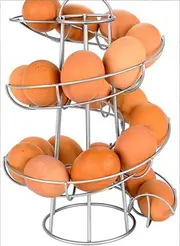 Egg Skelter Deluxe Modern Spiraling Dispenser Rack